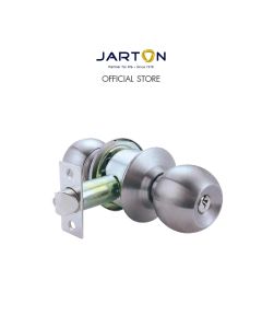 JARTON No7 ลูกบิดห้องทั่วไป หัวกลม สี Stainless จานเล็ก รหัส 101701