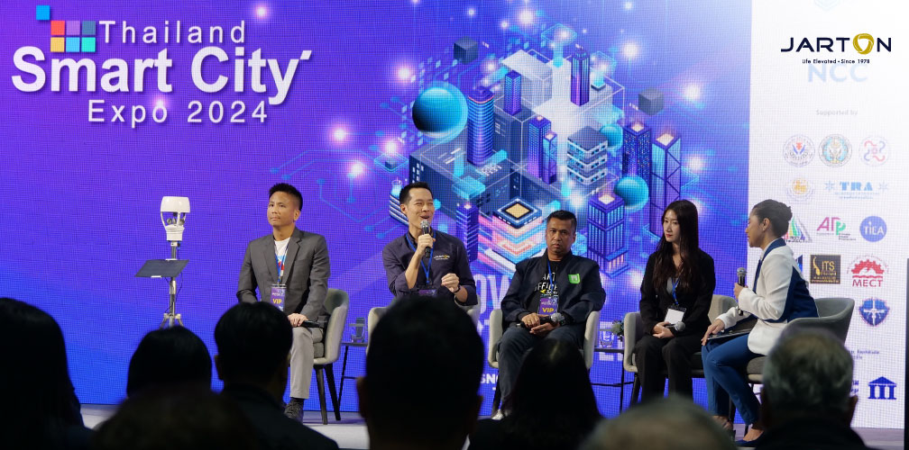 JARTON (จาร์ตัน) เข้าร่วมงาน Thailand Smart City Expo 2024 ภายใต้แนวคิด Towards Smart Data Era